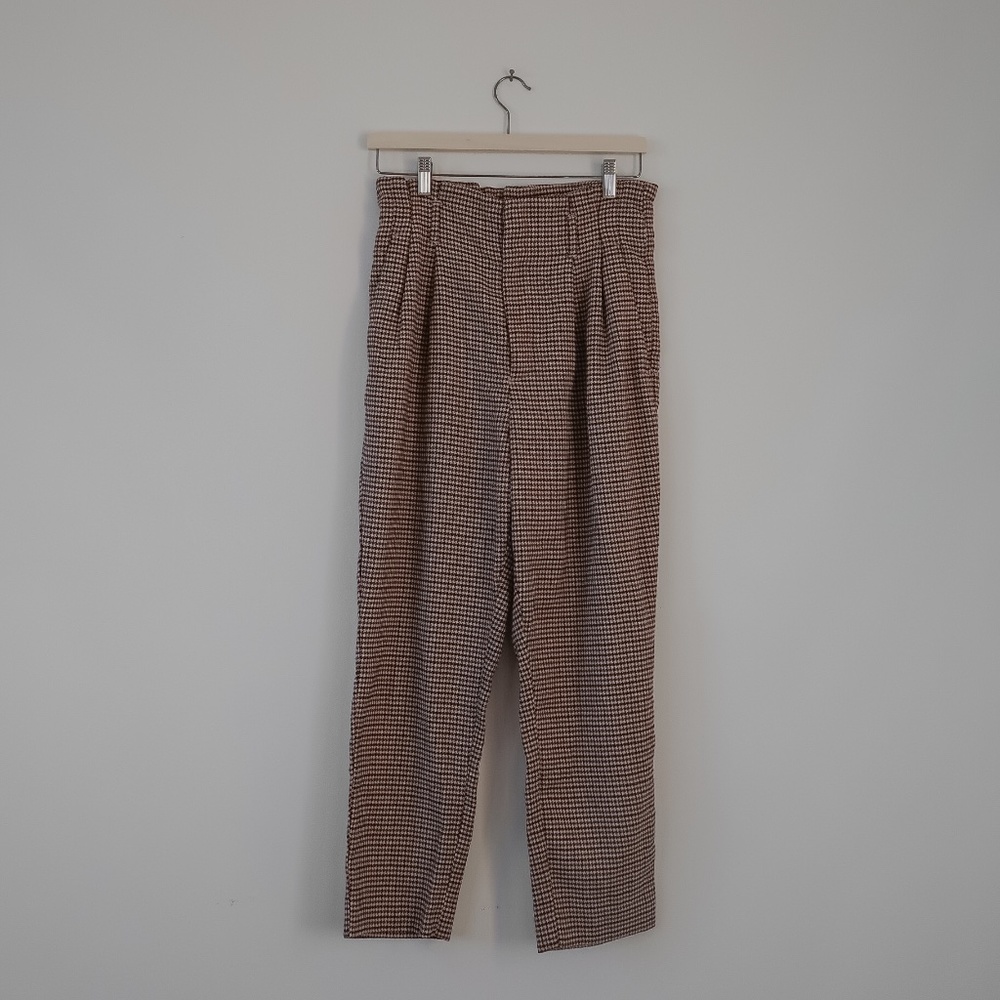 Checkered Dress Pants - Size 8